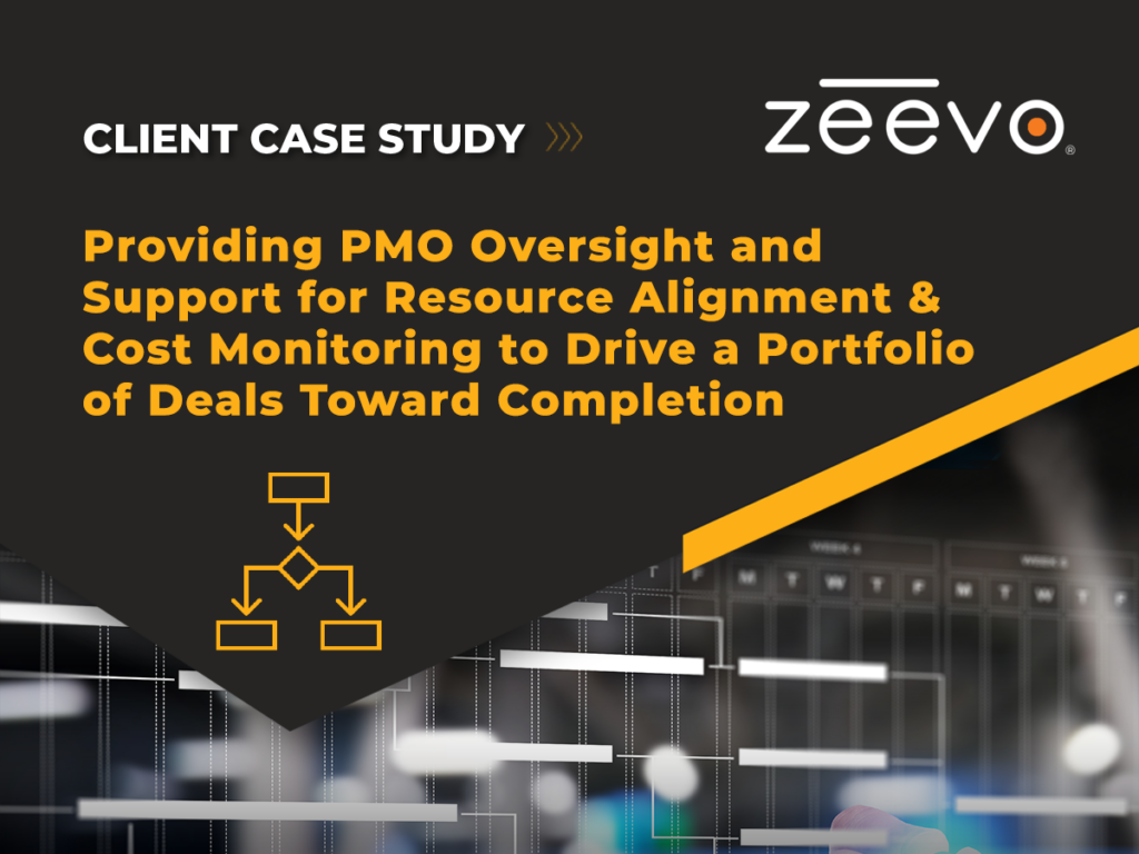 Providing PMO Oversight and Support for Resource Alignment & Cost Monitoring to Drive a Portfolio of Deals Toward Completion