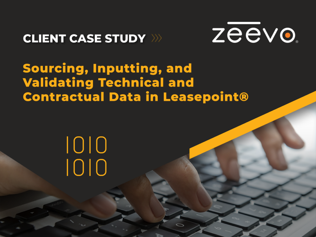 Sourcing, Inputting, and Validating Technical and Contractual Data in Leasepoint® 