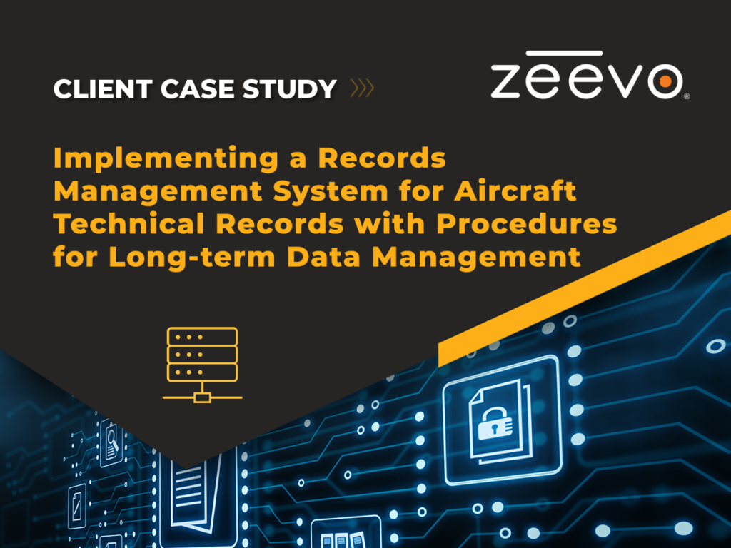 Implementing a Records Management System for Aircraft Technical Records with Procedures for Long-term Data Management
